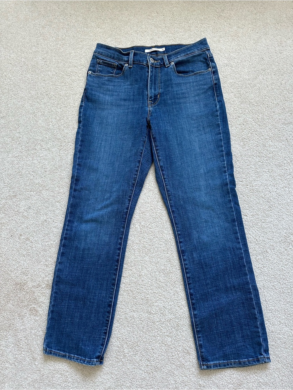Levi's Women's Straight Leg Jeans - Deep Blue Wash